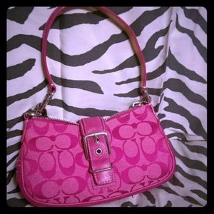 Small pink Coach purse